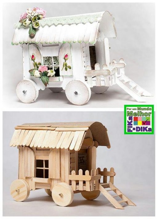 đồ handmade làm bằng que kem