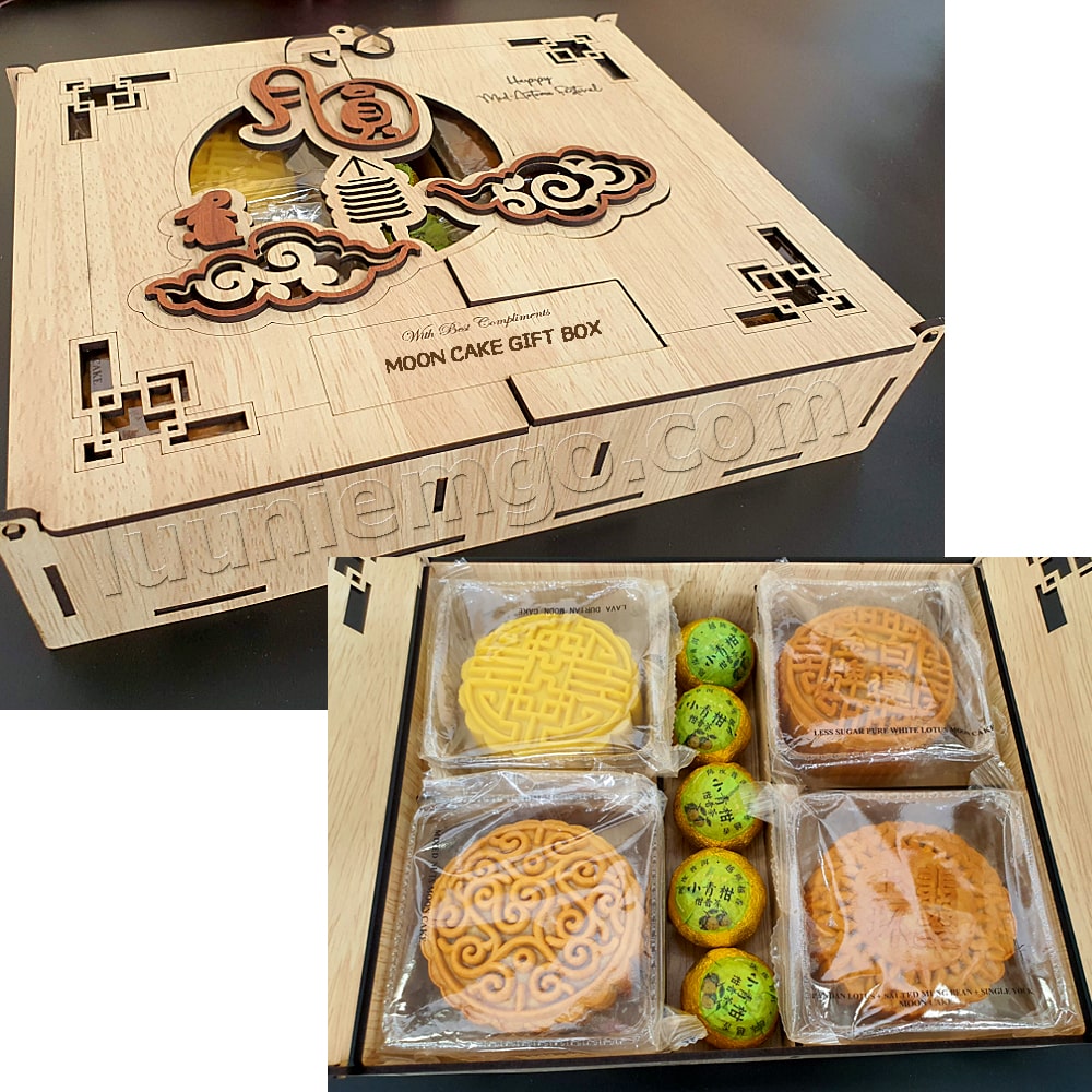 hộp bánh trung thu gỗ đẹp