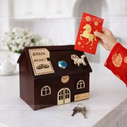 hộp đựng tiền tiết kiệm hình ngôi nhà