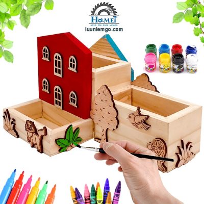mẫu hộp đựng bút gỗ đẹp