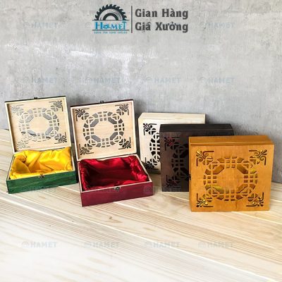 Hộp gỗ đựng quà yến