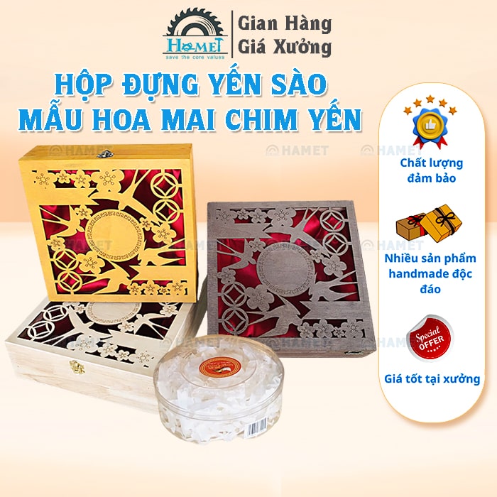 Hộp Đựng Yến Đẹp HAMET