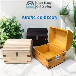 rương gỗ decor