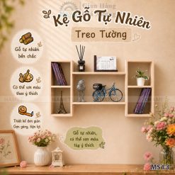 KỆ GỖ DECOR MS13